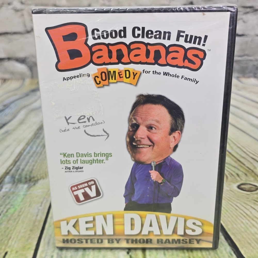 Bananas Comedy Ken Davis DVD Thor Ramsey Family Friendly Clean Stand Up NEW